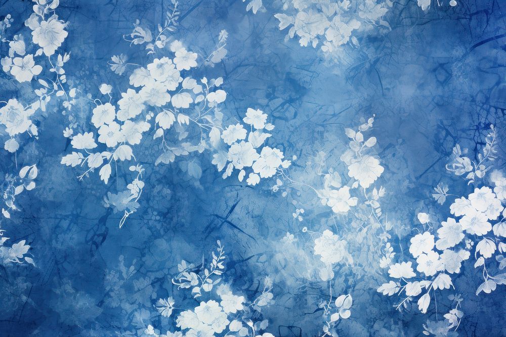 Blue pattern backgrounds nature snowflake.
