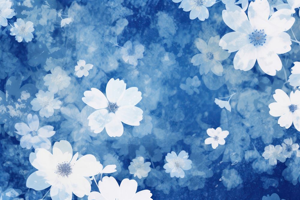 Flower pattern backgrounds outdoors blossom.