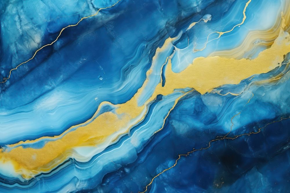 Blue and gold onyx marble texture backgrounds abstract blue.