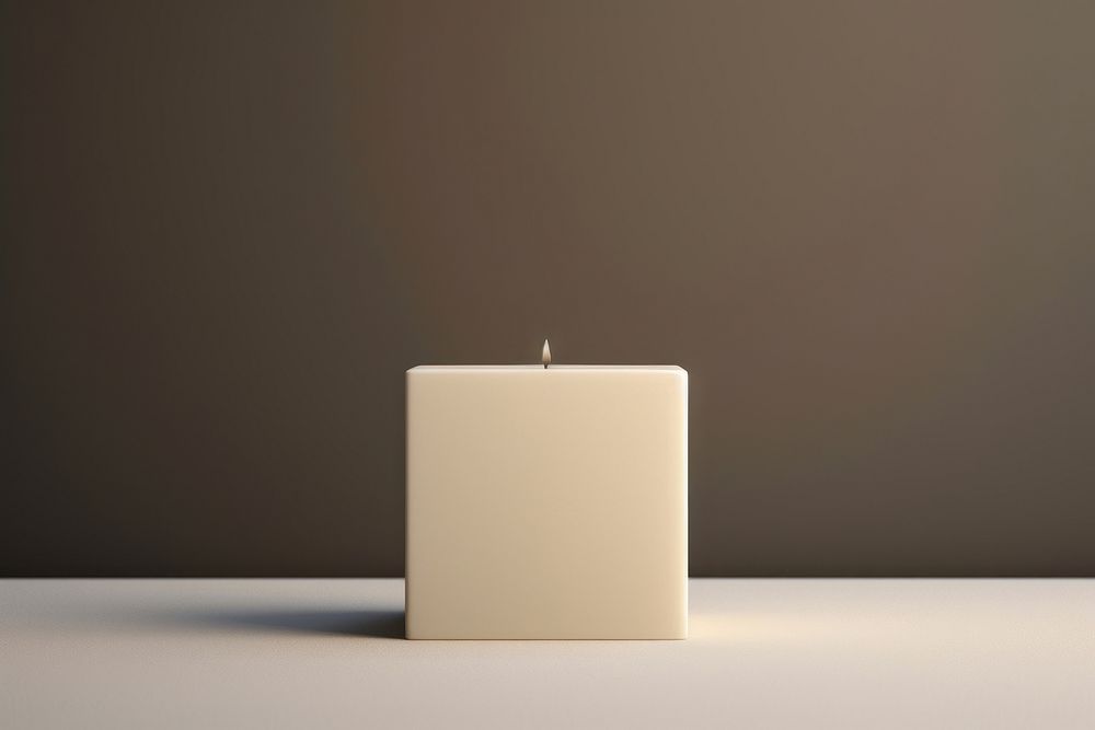 Candle packaging  simplicity decoration lighting.
