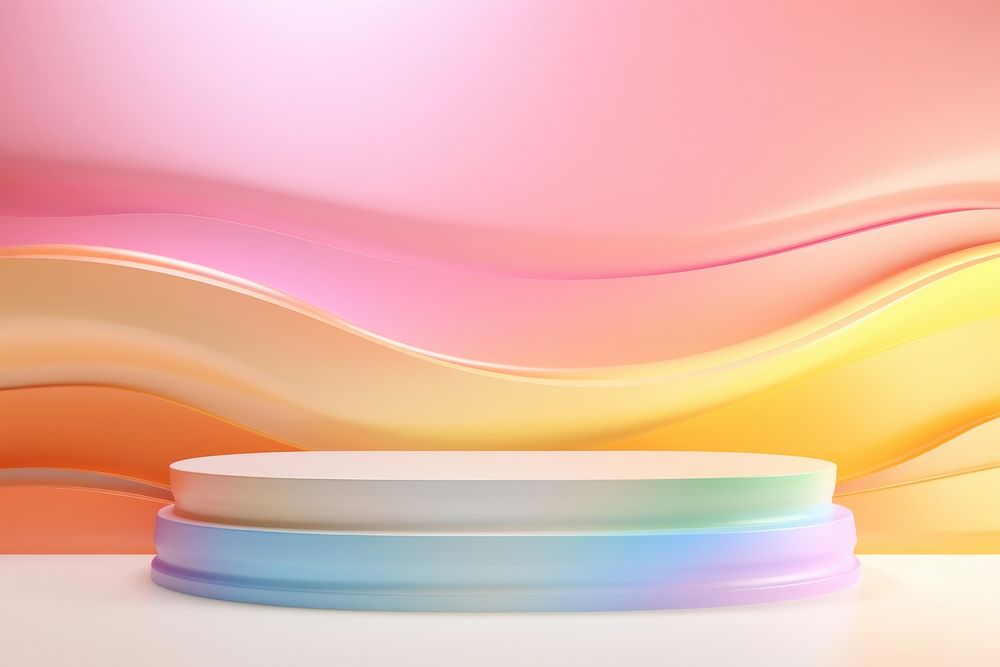Fluid rainbow abstract graphics.