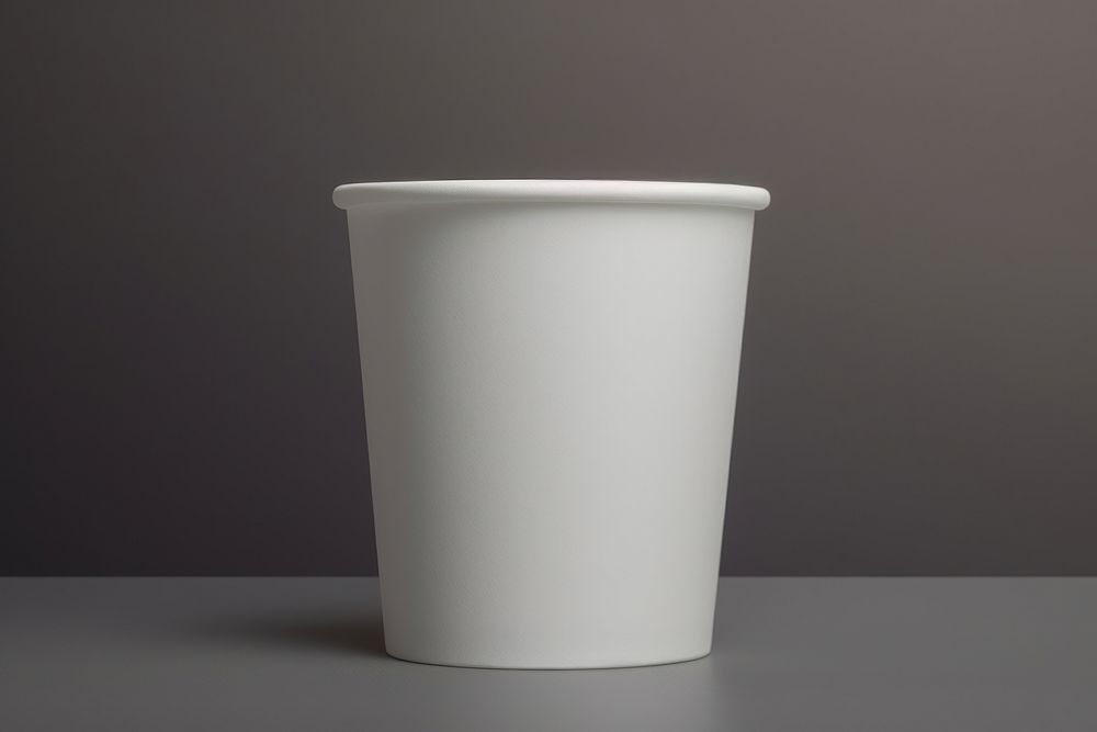 Paper cup packaging  porcelain studio shot refreshment.
