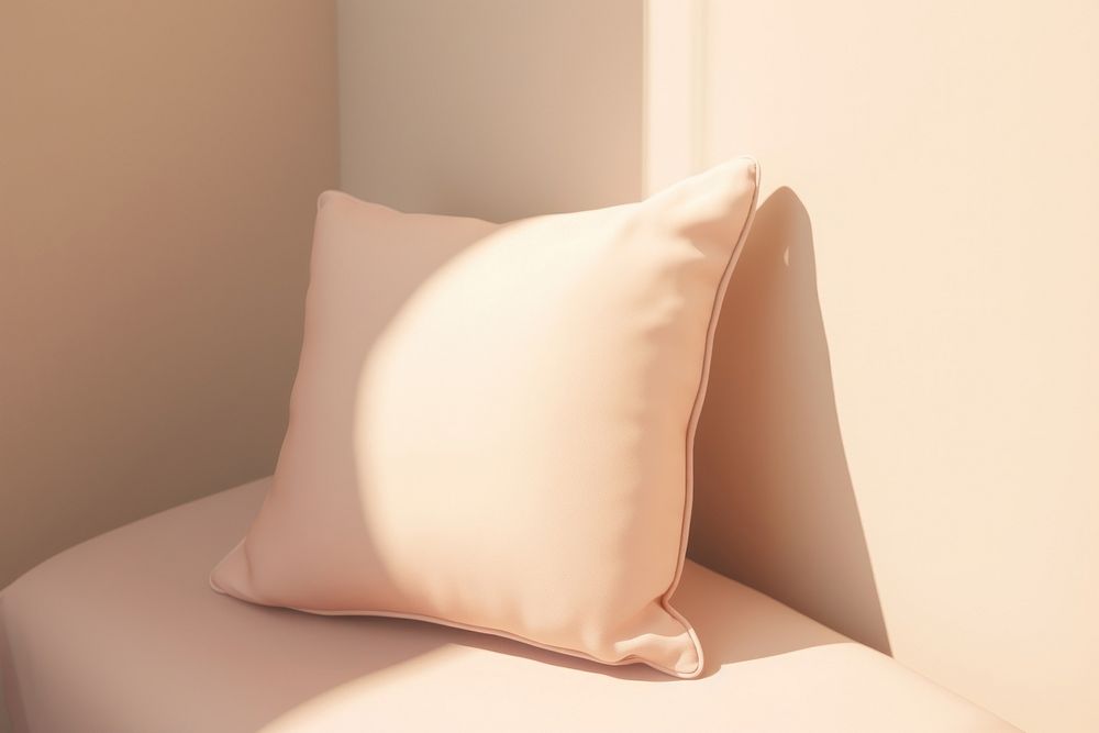 Simple pillow  cushion comfortable simplicity.
