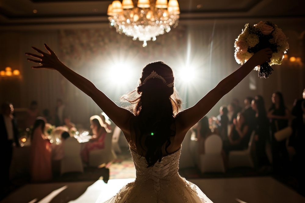 East Asian Teen Wedding wedding bride portrait.