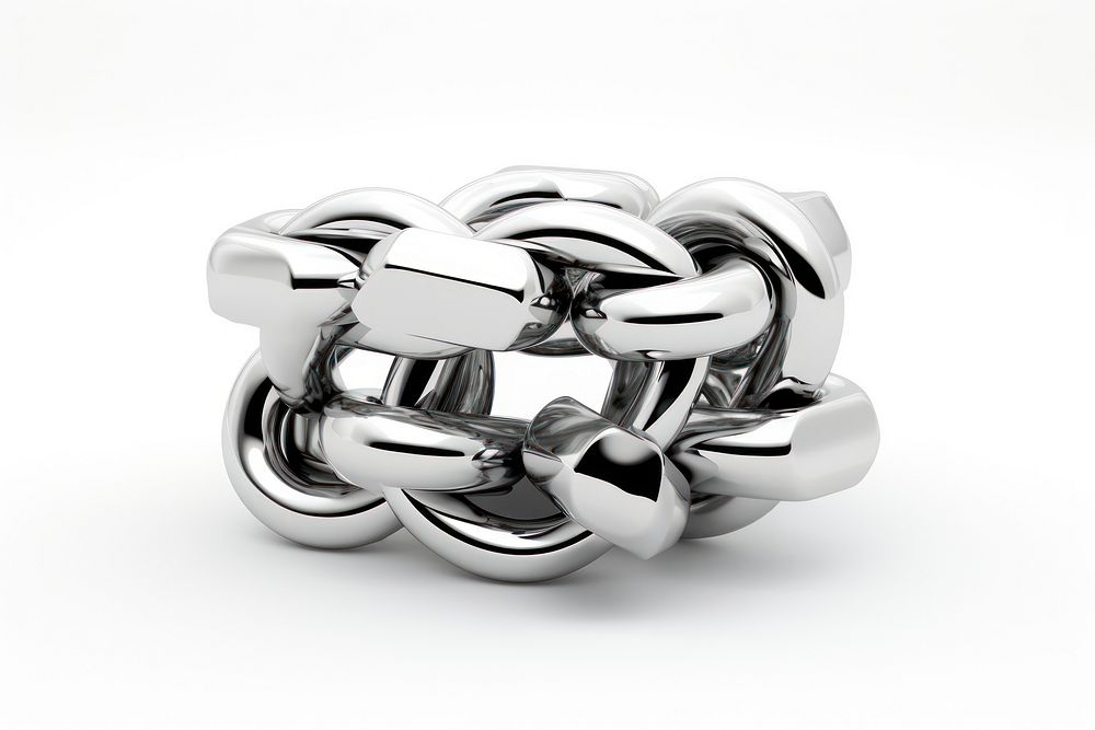 Chain Chrome material silver accessories accessory.