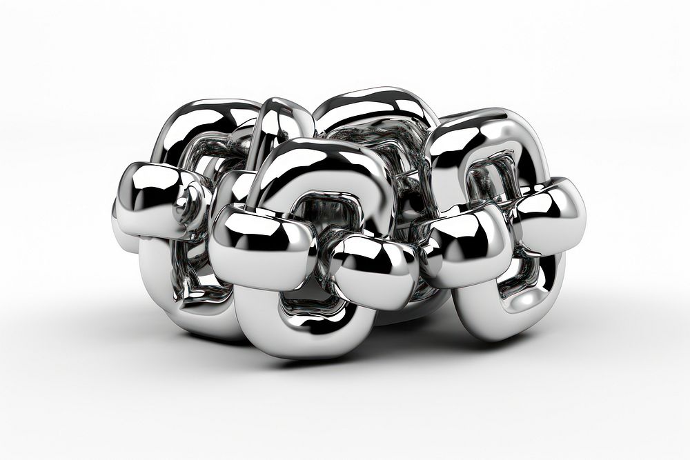 Chain Chrome material silver accessories accessory.