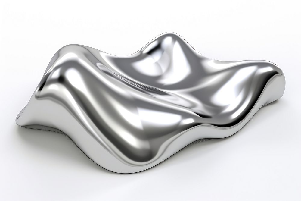 Chrome material mail silver aluminium art.