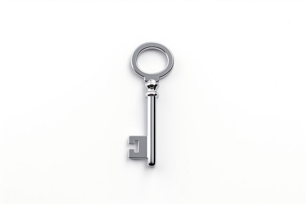 Key with Chrome material.
