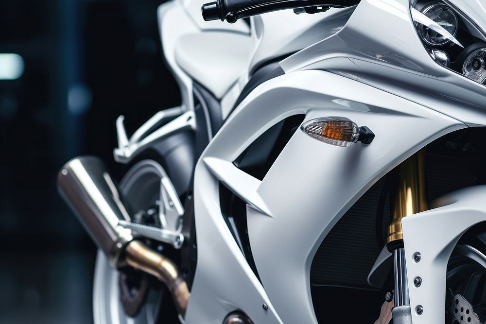 Motorcycle motorcycle vehicle white.