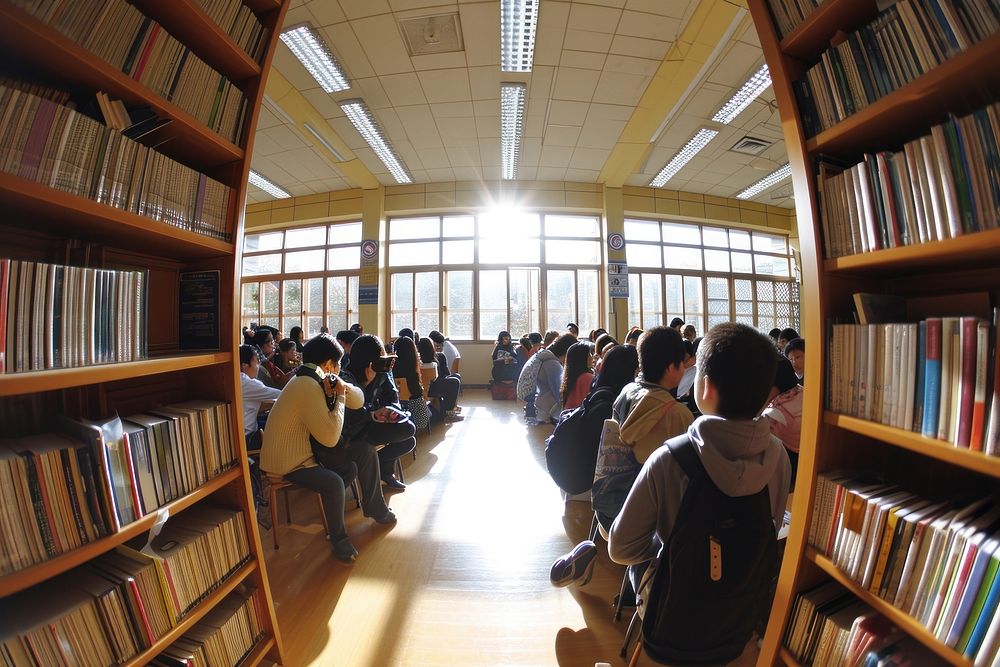 Korean student photo publication bookshelf Premium Photo rawpixel