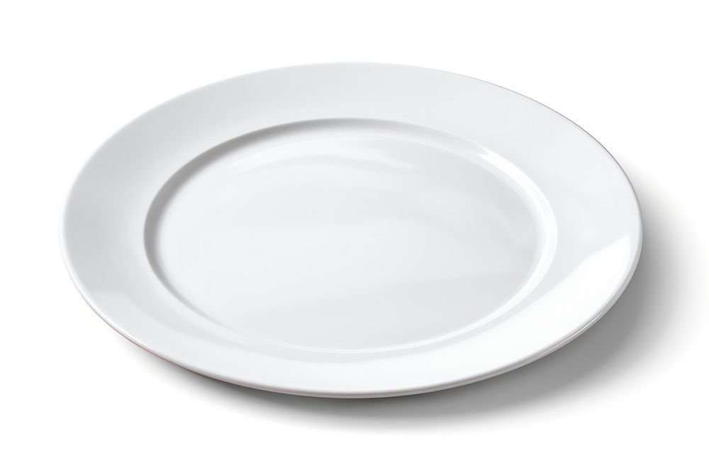 White plate porcelain platter saucer.