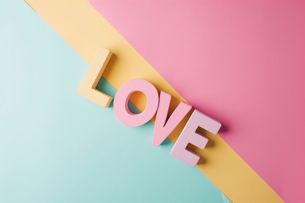  Love text creativity passion. AI generated Image by rawpixel.