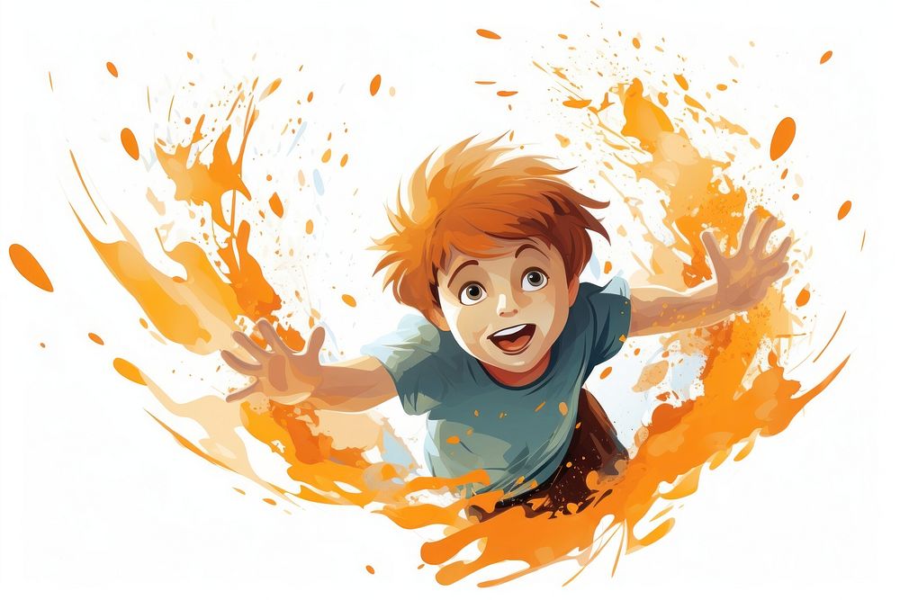 Child anime publication creativity. AI generated Image by rawpixel.