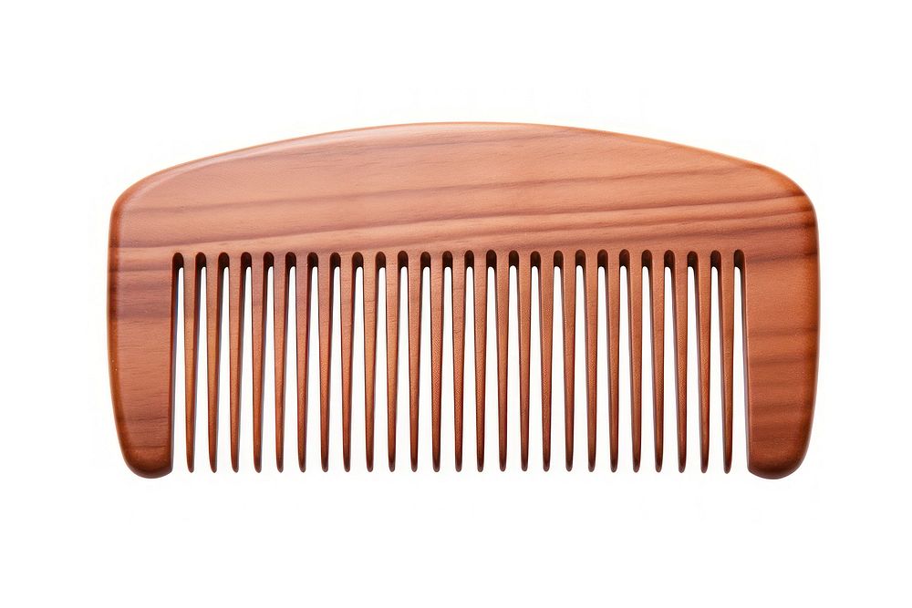 Wooden comb wood white background jacuzzi.