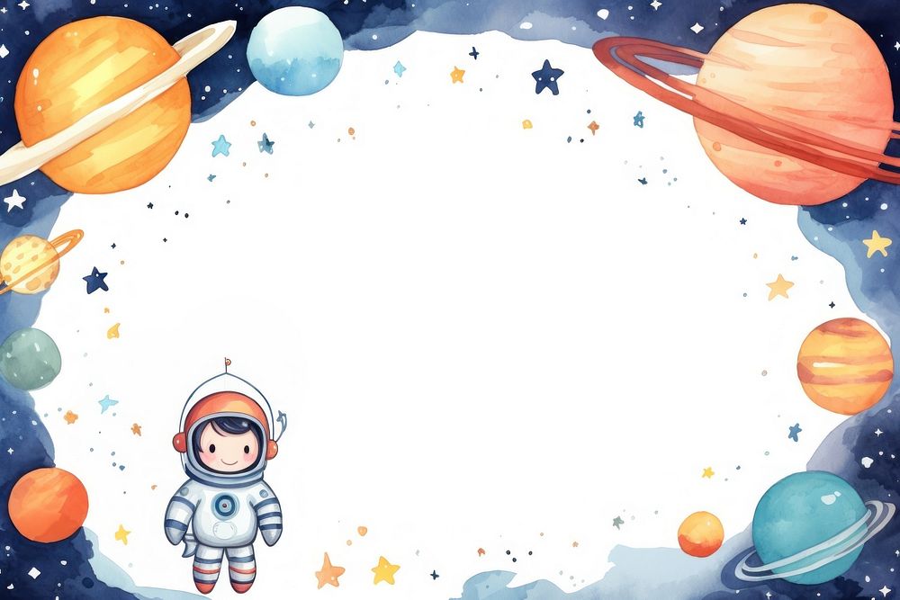  Galaxy space astronomy astronaut. AI generated Image by rawpixel.
