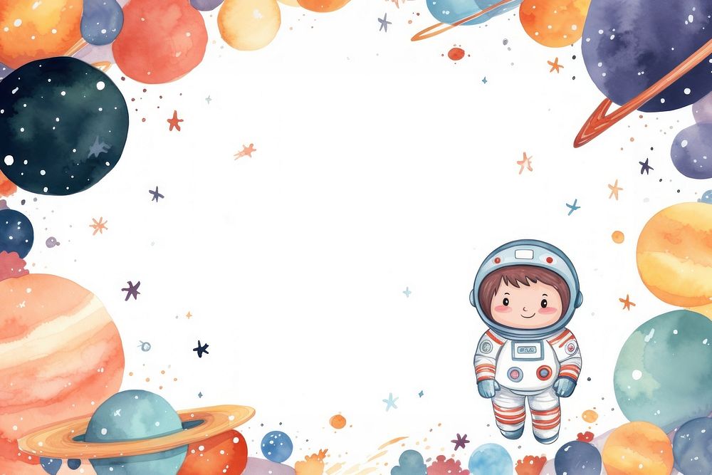 Galaxy space astronaut celebration. AI generated Image by rawpixel.