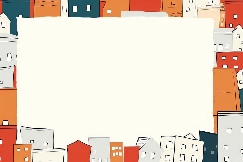 Houses backgrounds paper architecture. AI generated Image by rawpixel.