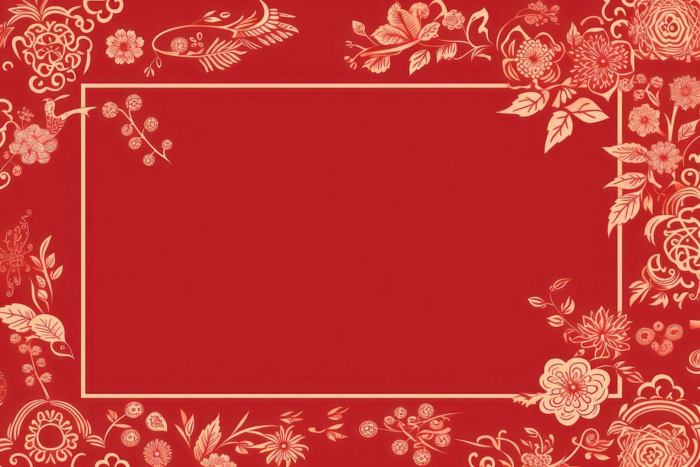  Chinese new year celebration backgrounds pattern red. 