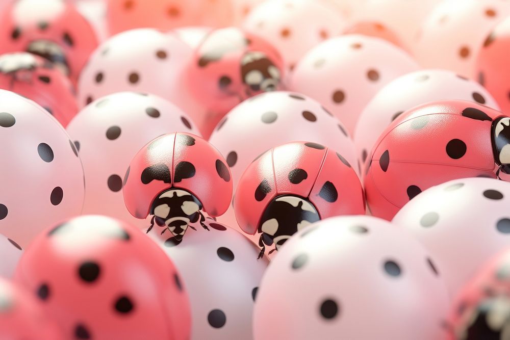 Ladybug outdoors balloon nature.
