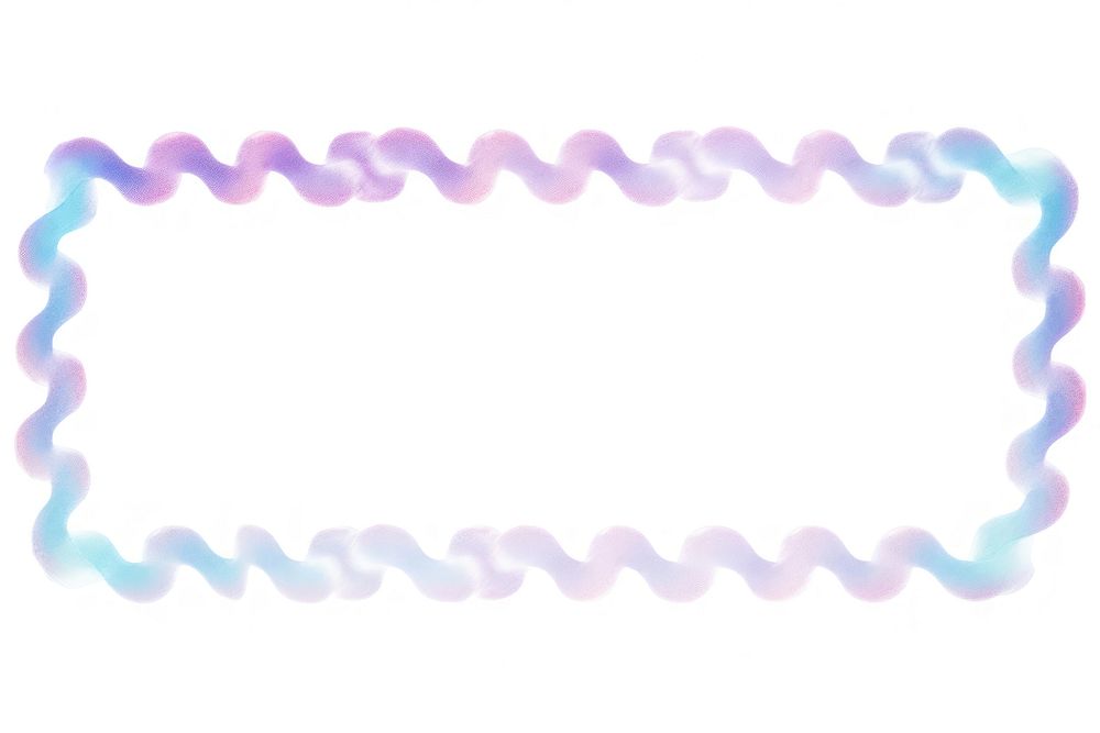 A holography chain border backgrounds paper white background.