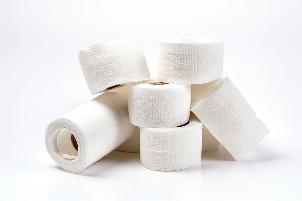 Bandages white white background textile. AI generated Image by rawpixel.