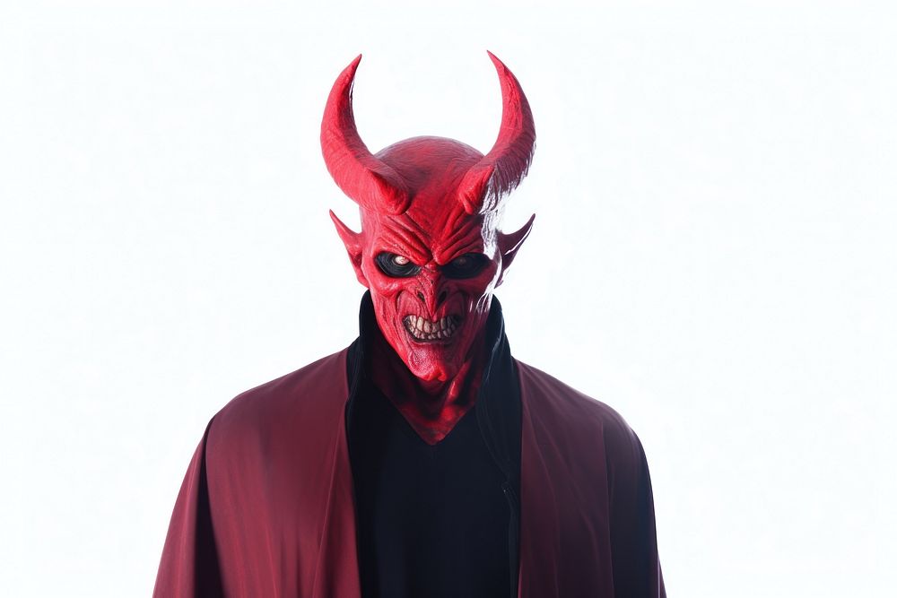 Devil Lucifer portrait costume adult. AI generated Image by rawpixel.