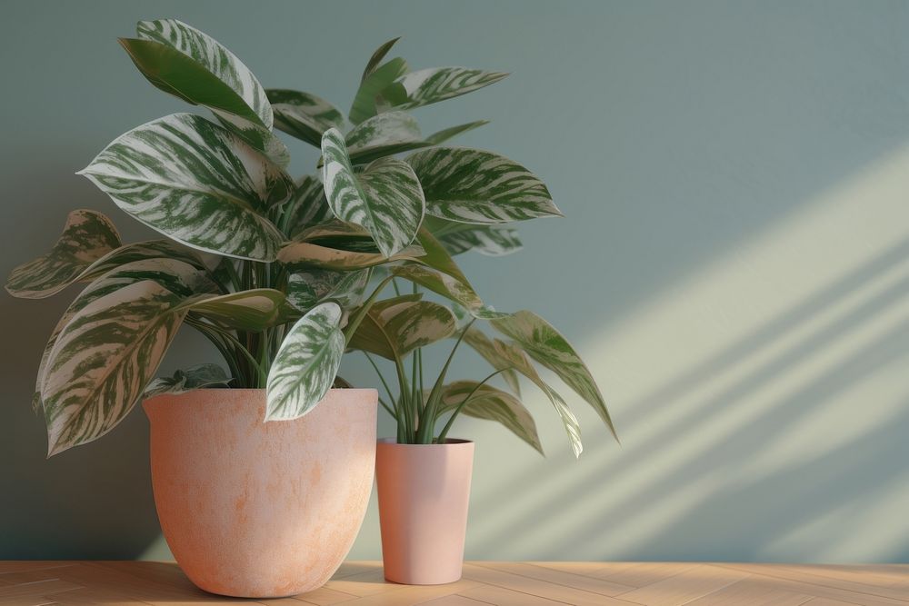 Houseplant vase leaf terracotta. AI generated Image by rawpixel.