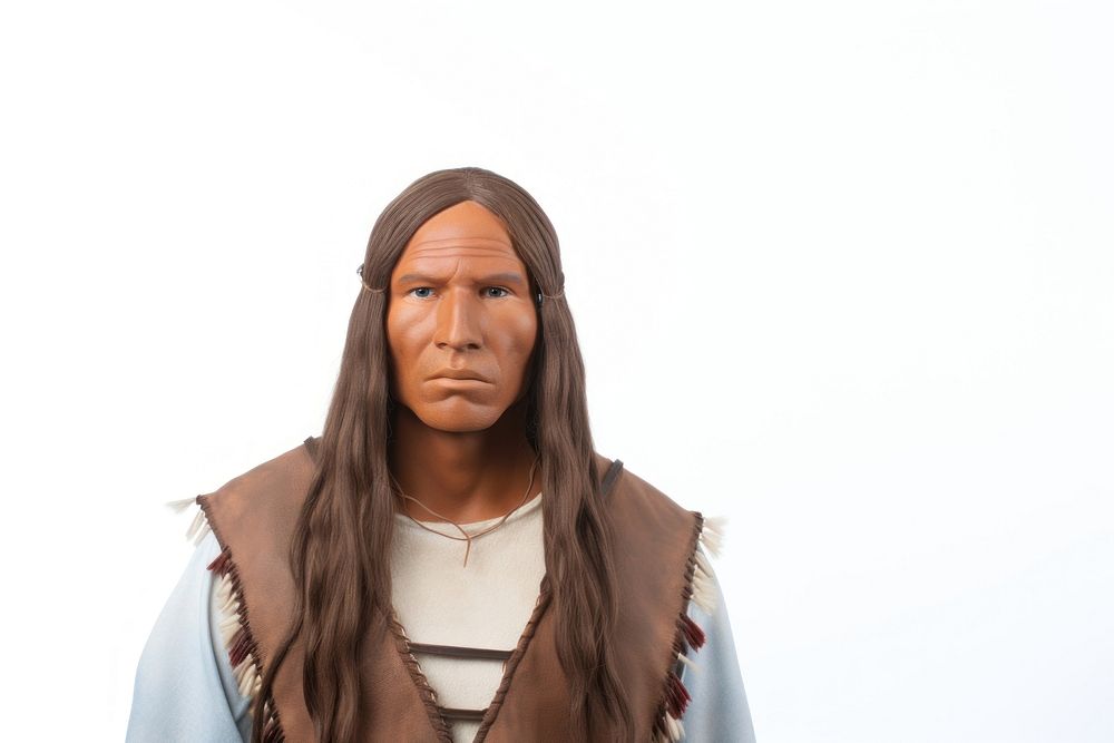 Native american portrait adult photo. AI generated Image by rawpixel.