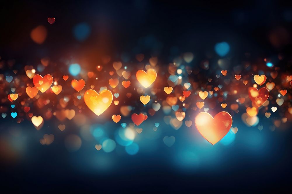  Heart light flares blurry clean background backgrounds abstract illuminated. AI generated Image by rawpixel.