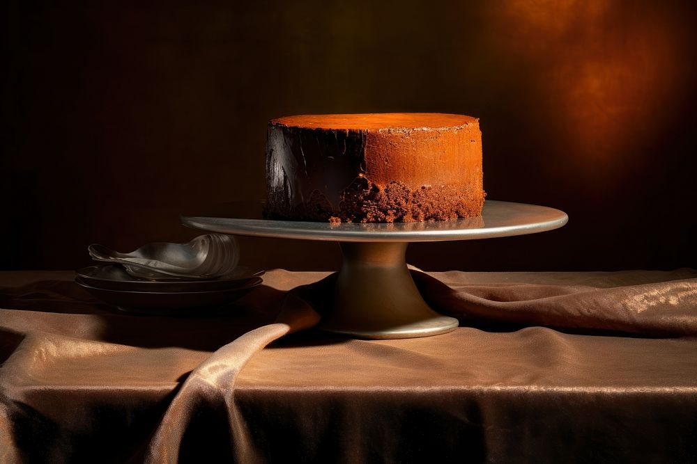 Chocolate cake chocolate dessert table.