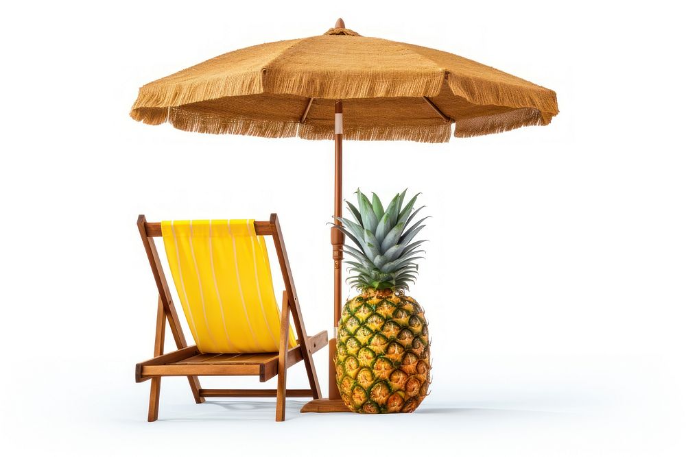 Pineapple furniture chair plant.