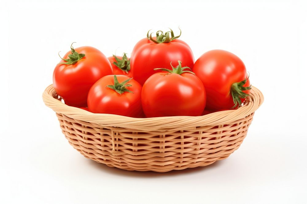 Tomato vegetable basket plant.