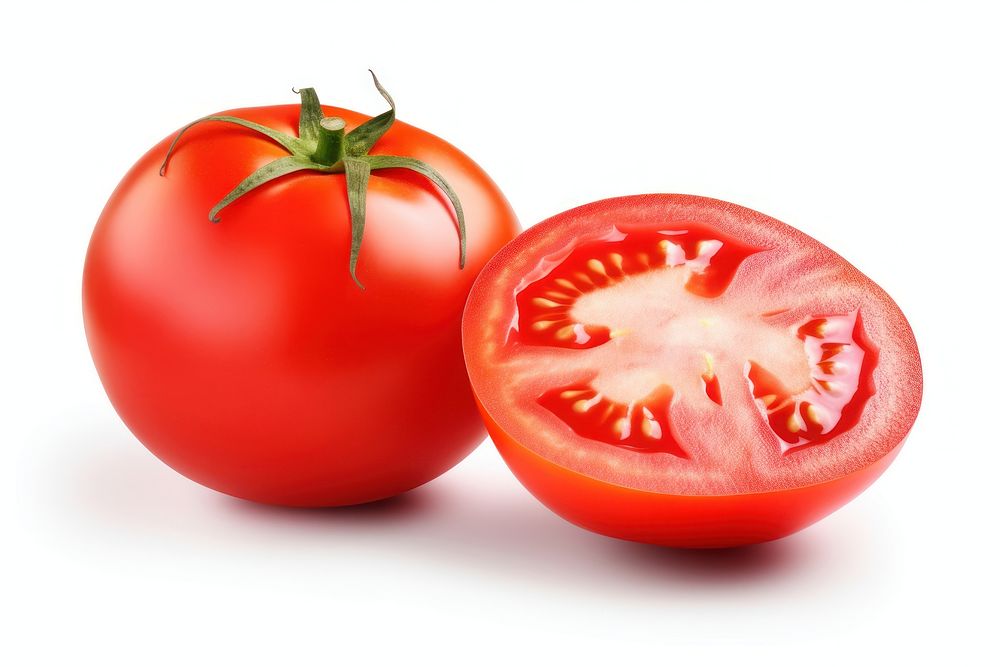 Tomato vegetable slice plant.