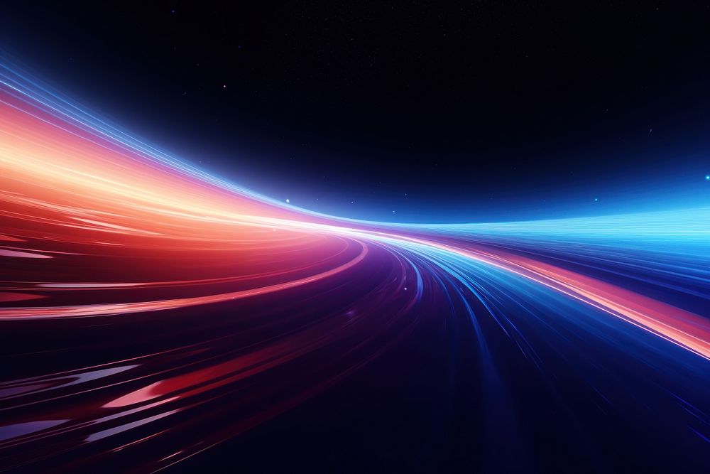  Space light abstract speed. AI generated Image by rawpixel.