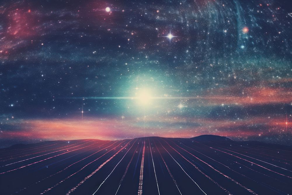  Universe astronomy abstract outdoors. AI generated Image by rawpixel.