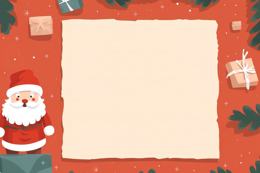 Cute backgrounds paper santa claus. AI generated Image by rawpixel.