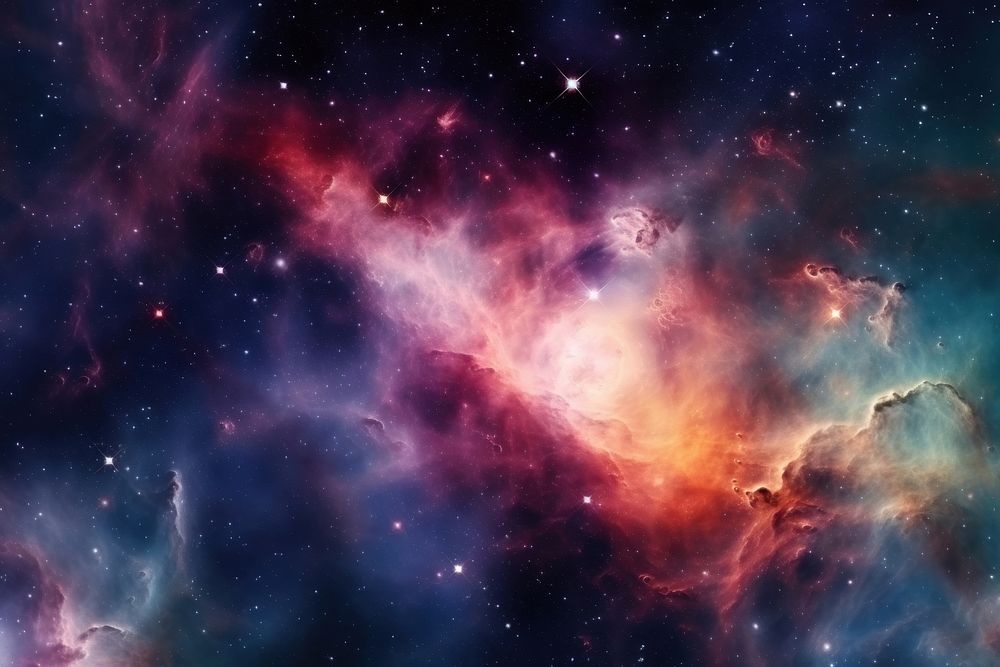  Galaxy nebula backgrounds astronomy. AI generated Image by rawpixel.