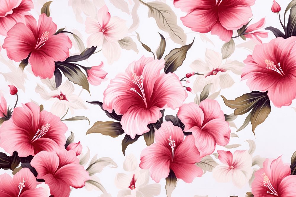 Blossom pattern backgrounds hibiscus.
