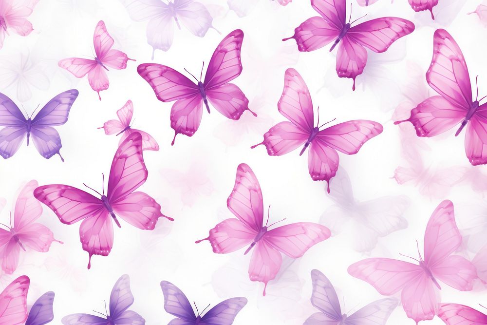  Butterfly background backgrounds pattern purple. AI generated Image by rawpixel.