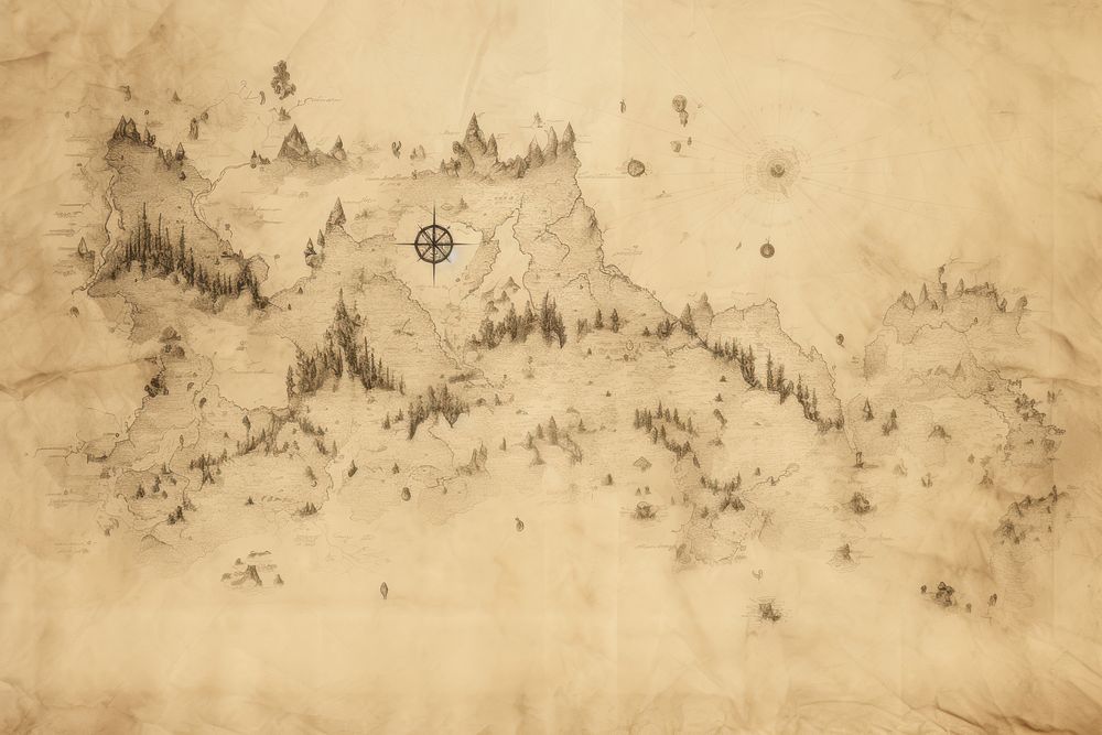 Vintage map backgrounds drawing creativity.