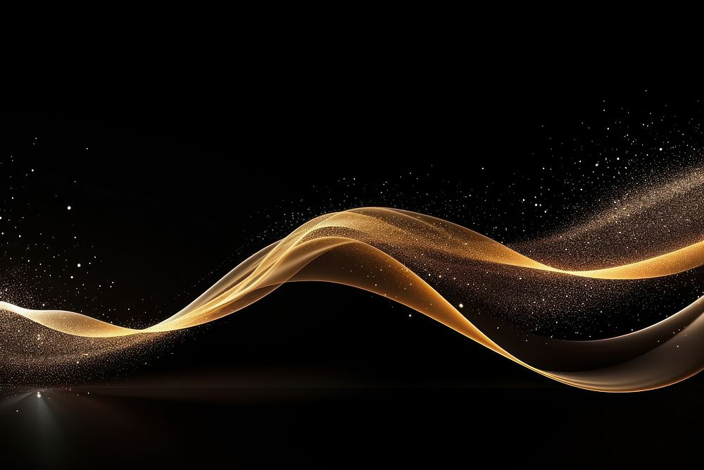 Gold glitter backgrounds abstract nature.
