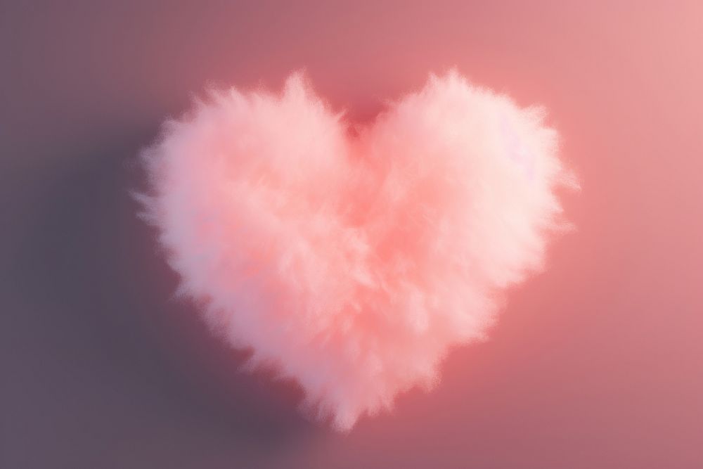  Glowing heart backgrounds softness abstract. AI generated Image by rawpixel.