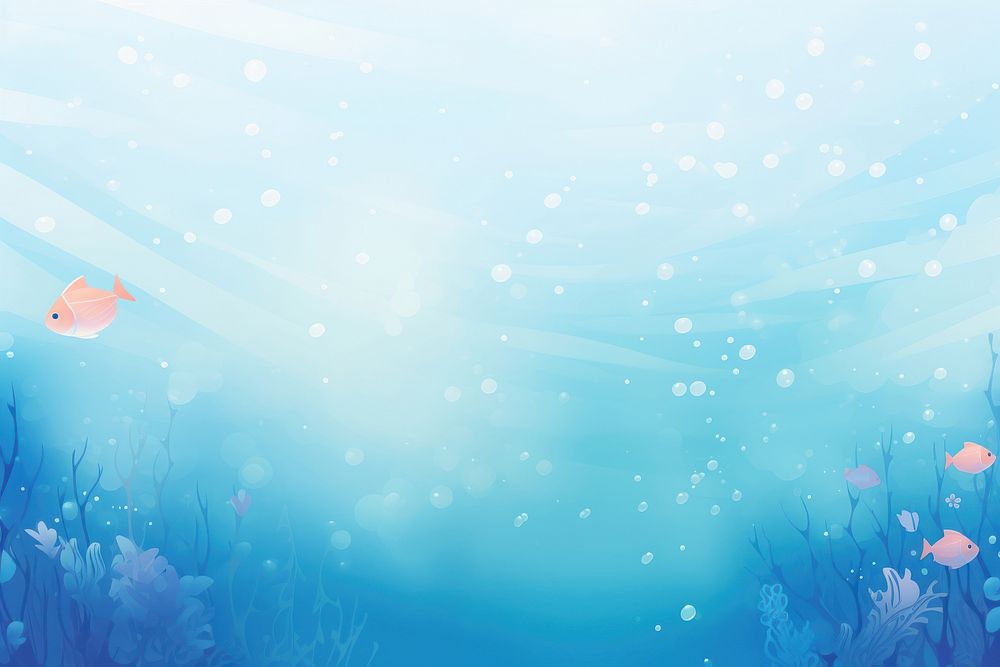 Undersea with fish underwater outdoors nature. AI generated Image by rawpixel.