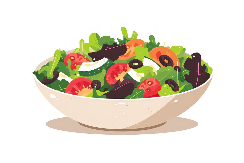 Vegan salad vegetable plant food.