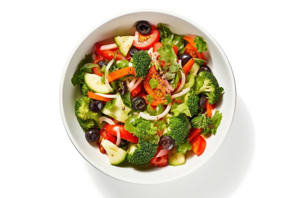 Vegetable food bowl vegetable salad.