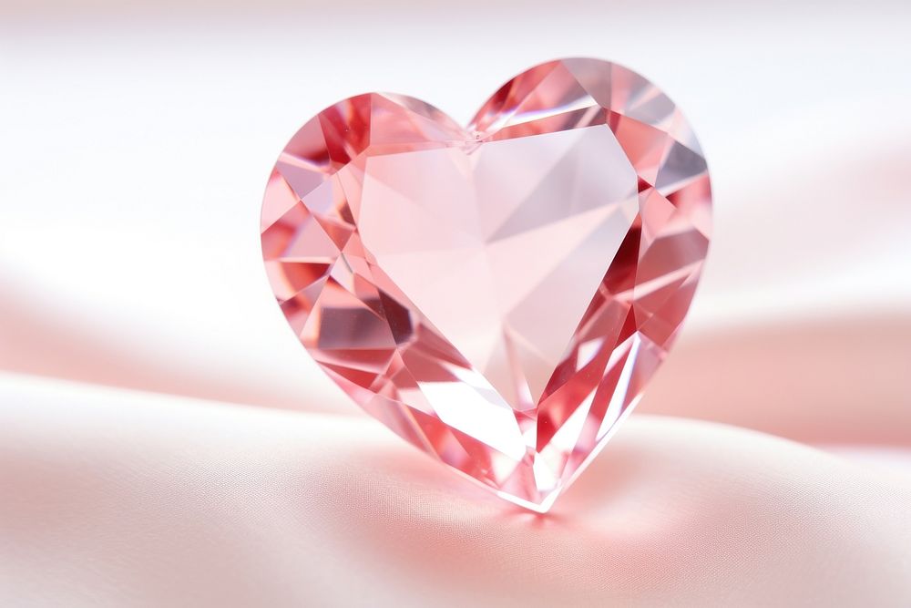 Heart crystal gemstone jewelry diamond.