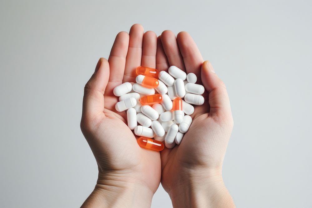 Drug medicine pill antioxidant medication. AI generated Image by rawpixel.