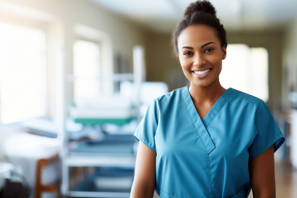A woman staff standing patient working. AI generated Image by rawpixel.
