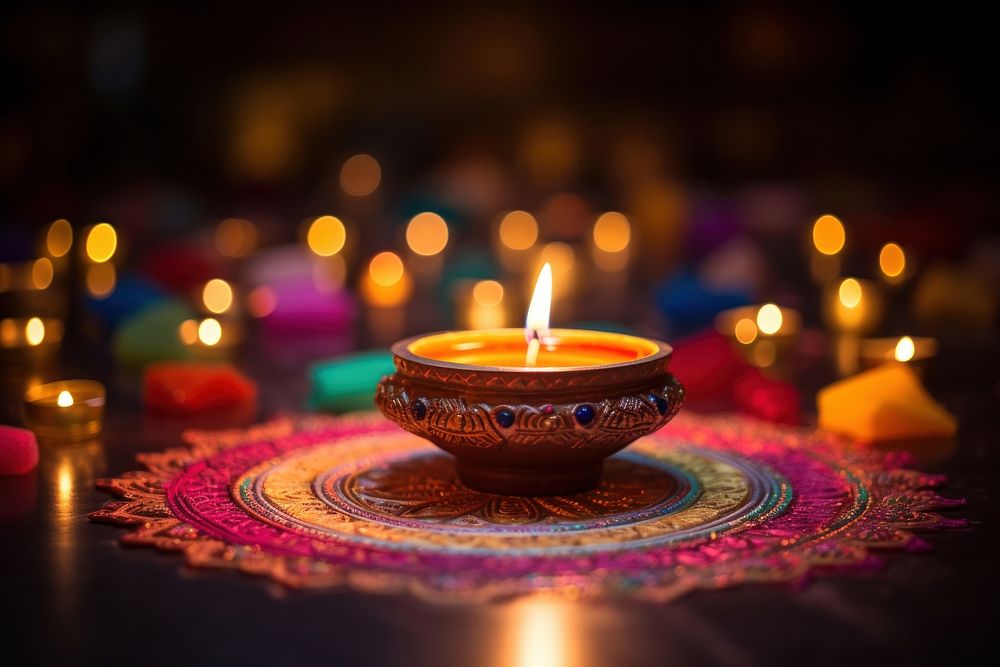 Diwali candle festival spirituality.