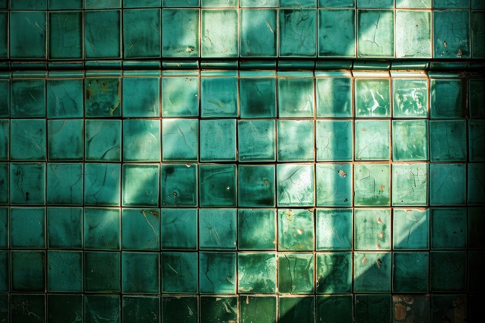 PNG Green tile wall architecture backgrounds repetition. AI generated Image by rawpixel.